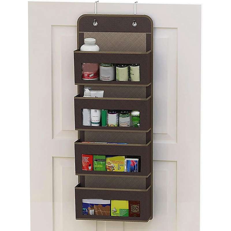 1pcs Household Storage Bags Installation 4 Transparent Pocket D
