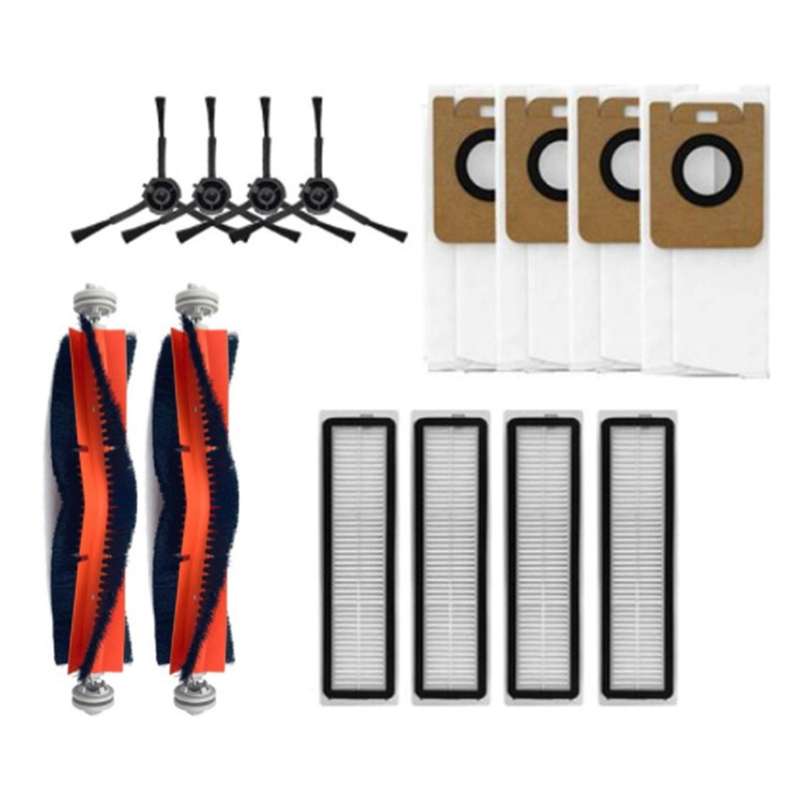 For Dreame Bot Z10 Pro L10 Vacuum Main Side Brush Dust Bag Filters