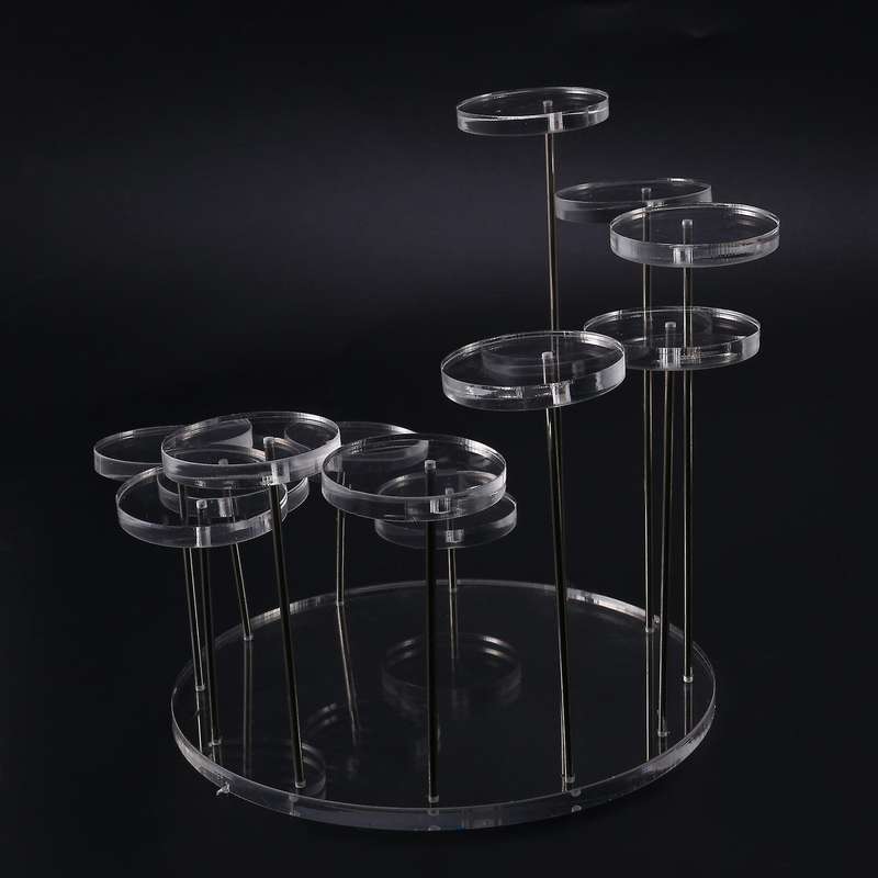 Cupcake Stand Acrylic Display Stand for Decoration Tools Transparent