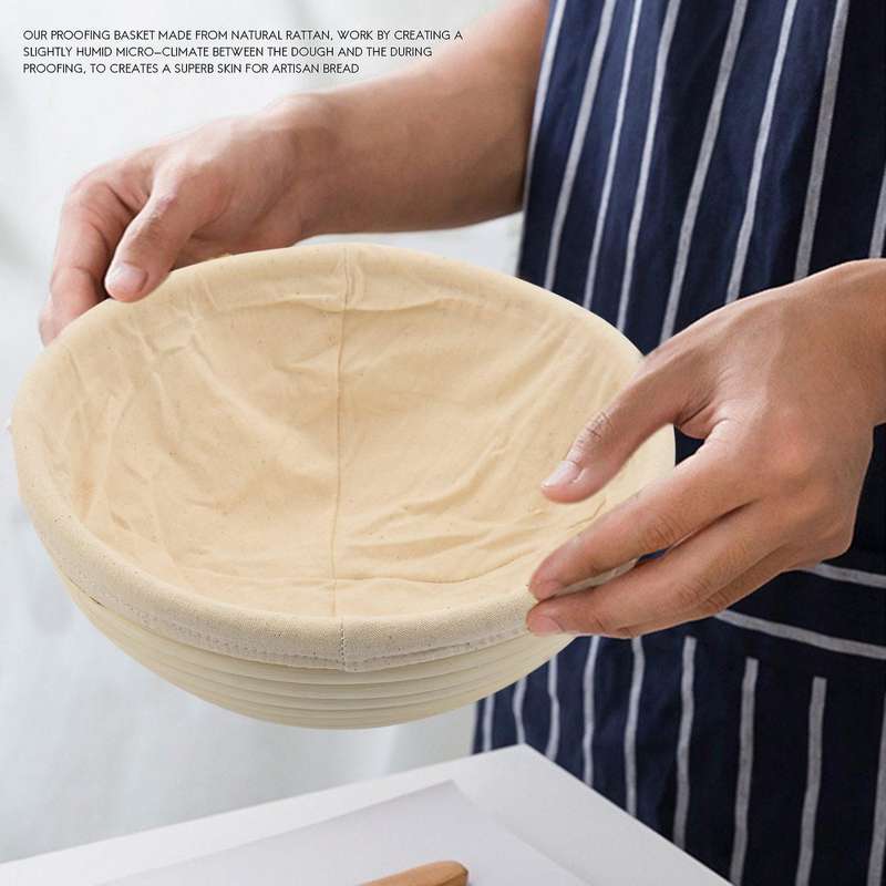 2 Pcs Round Bread Proofing Basket
