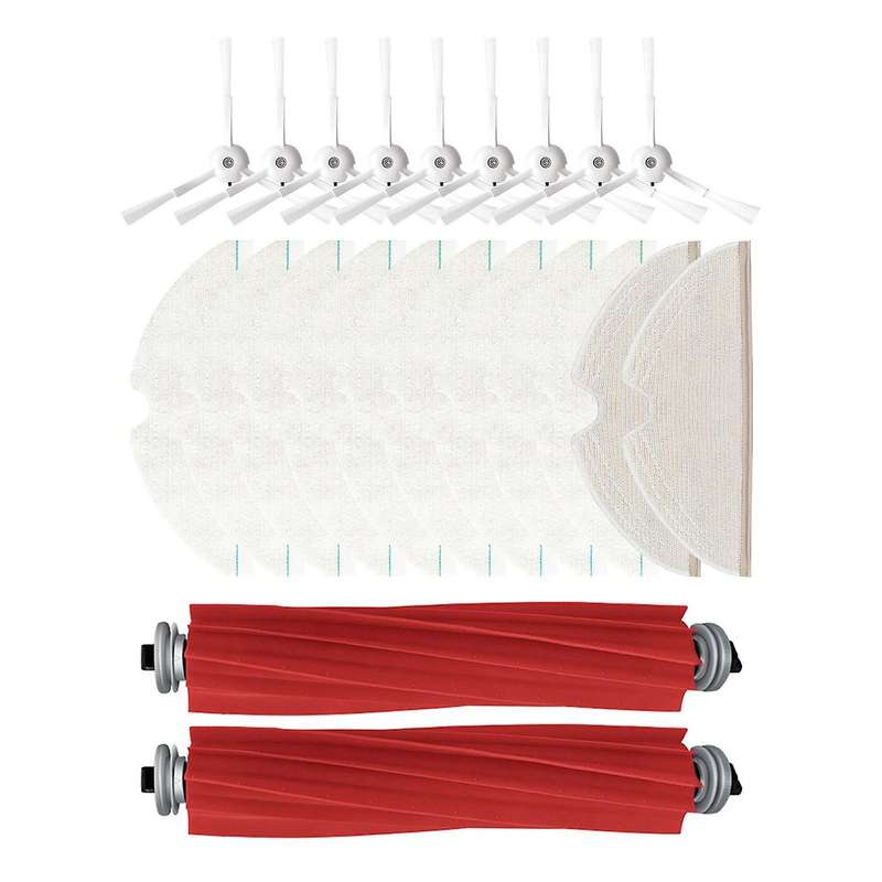 Mopping Cloth Main Brush Edge-sweeping Brushes for Roborock T8 Robot