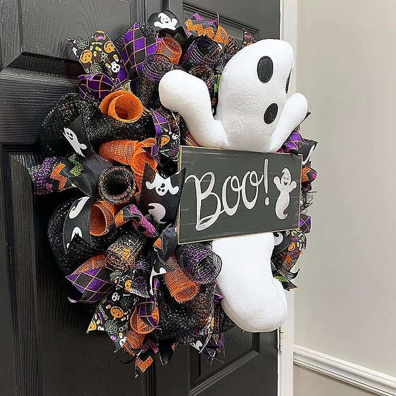 Halloween Scary Ghost Garland Atmosphere Garland Hanging Ornaments