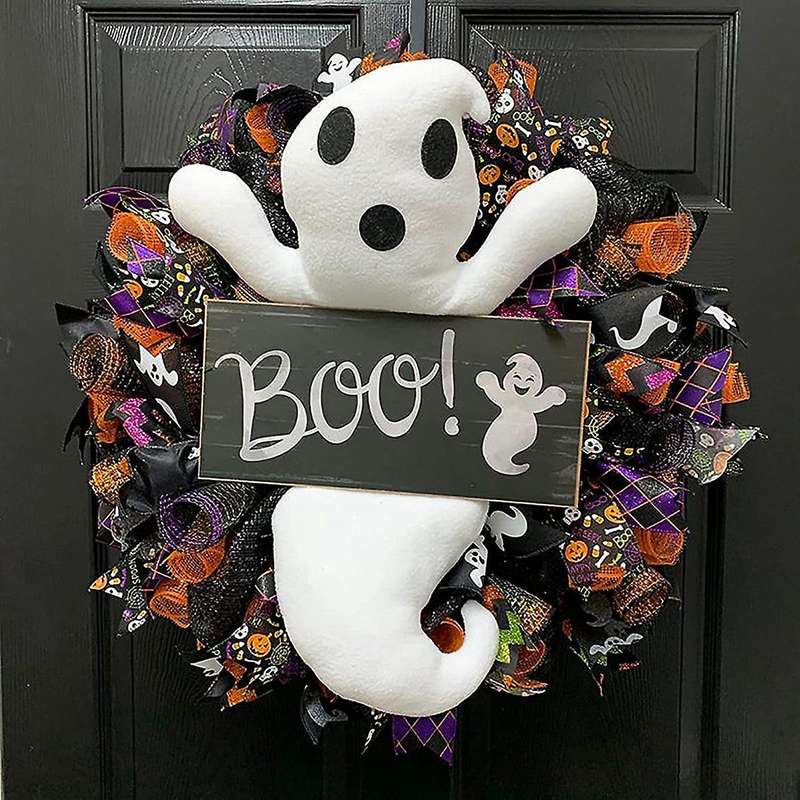 Halloween Scary Ghost Garland Atmosphere Garland Hanging Ornaments