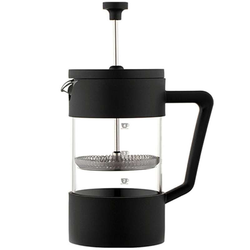 French Press Coffee Maker for Home Travel Camping (black, 1000 Ml)