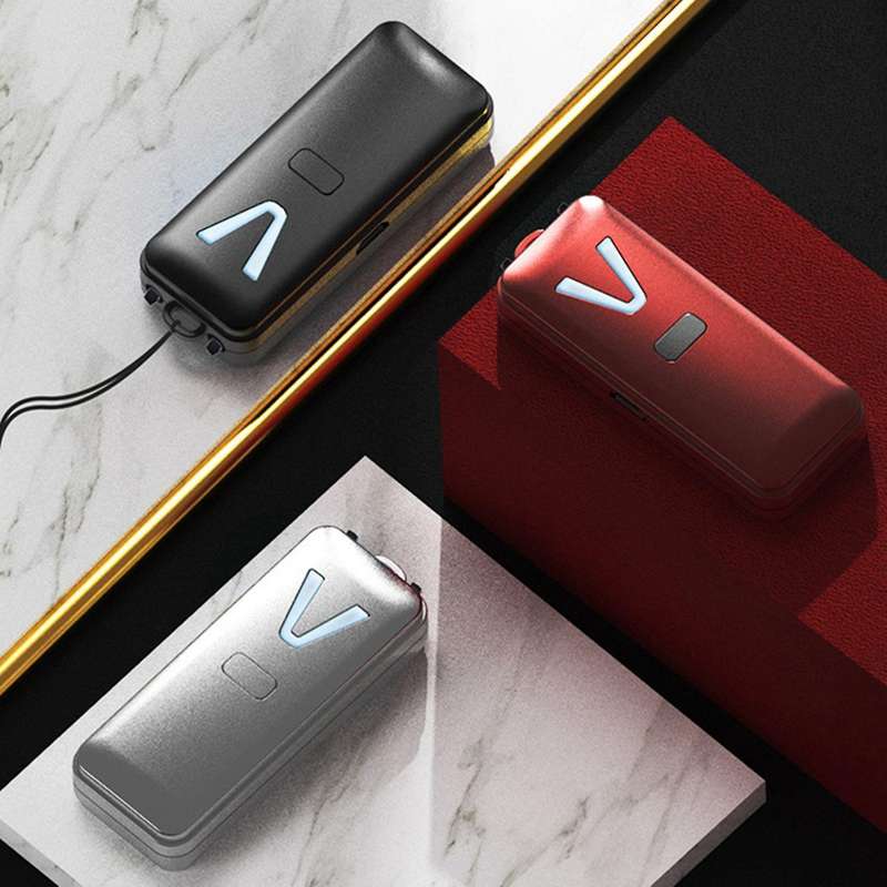 Personal Wearable Air Purifier Necklace Portable Air Freshener Red