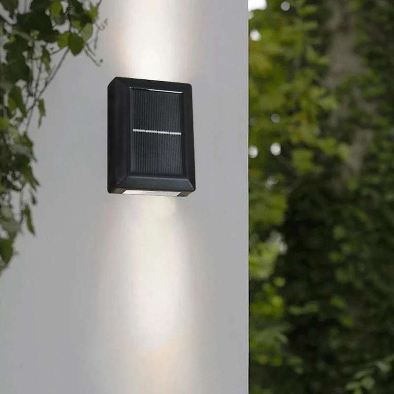Solar Up Down Wall Lights,2 Pack Illuminate Wall Lamps Solar Light A