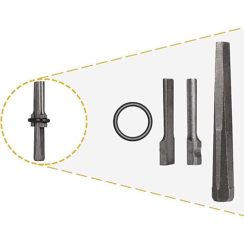 5pcs Stone Splitter Wedge, Quarrying Tool, Electric Hammer (18mm)