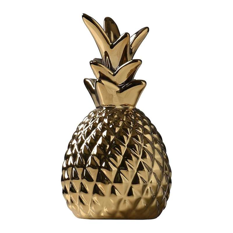 Ceramics Pineapple Shaped Figurine Pineapple Luxury Crafts Gift-a