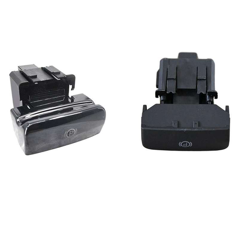 Car Electronic Handbrake Switch Parking Brake Matt Black