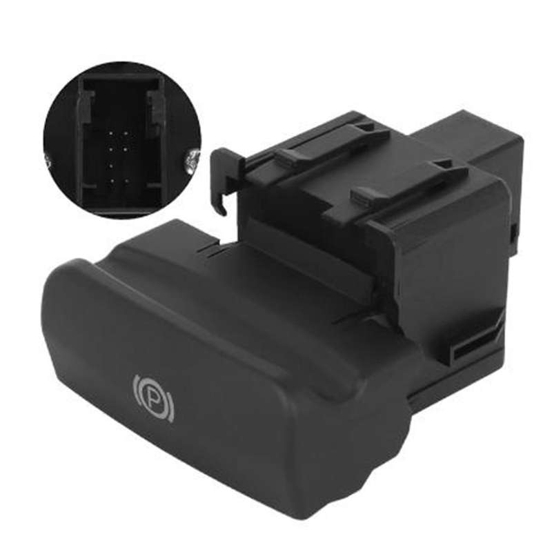 Car Electronic Handbrake Switch Parking Brake Matt Black