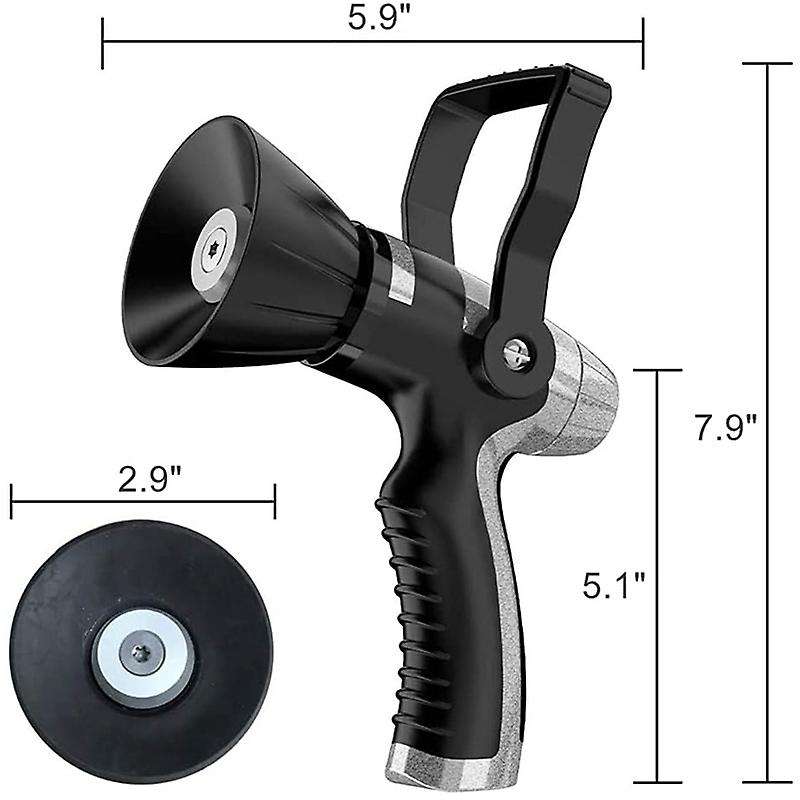 Garden Hose Nozzle for 3/4 Inches Ght, Water Hose Nozzle for Washing