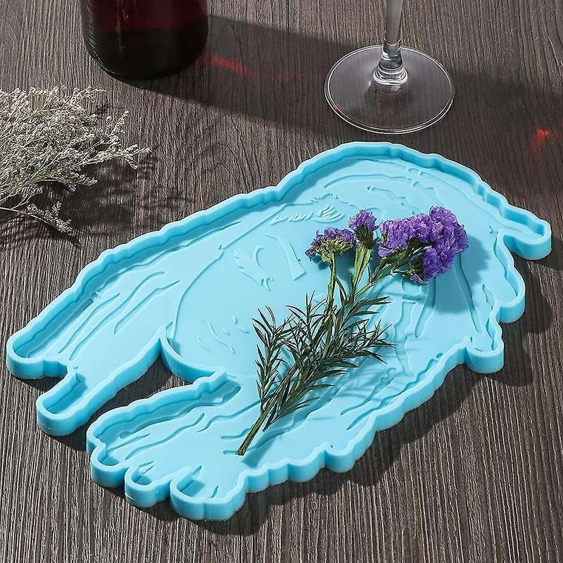 Dread Girl Coaster Resin Mold, Female Head Type Cup Mat Molds