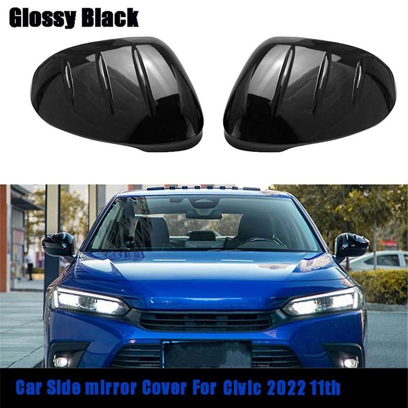 2pcs Car Side Rearview Mirror Cover for Honda Civic 2022 11th