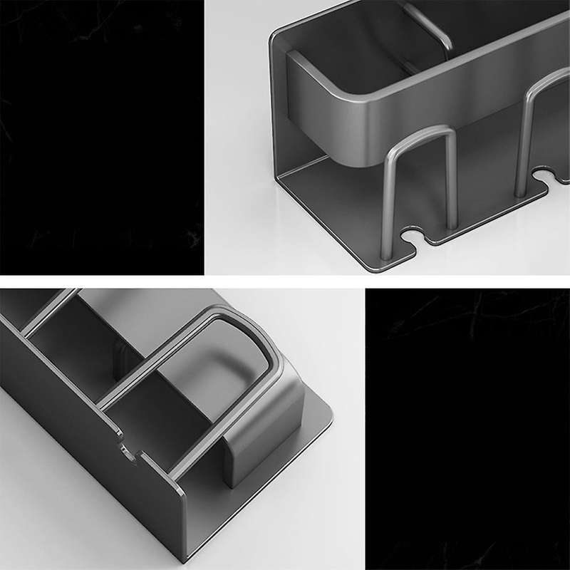 Toothbrush Holder Wall Mounted Punch Free Razor Stand Toothpaste Rack