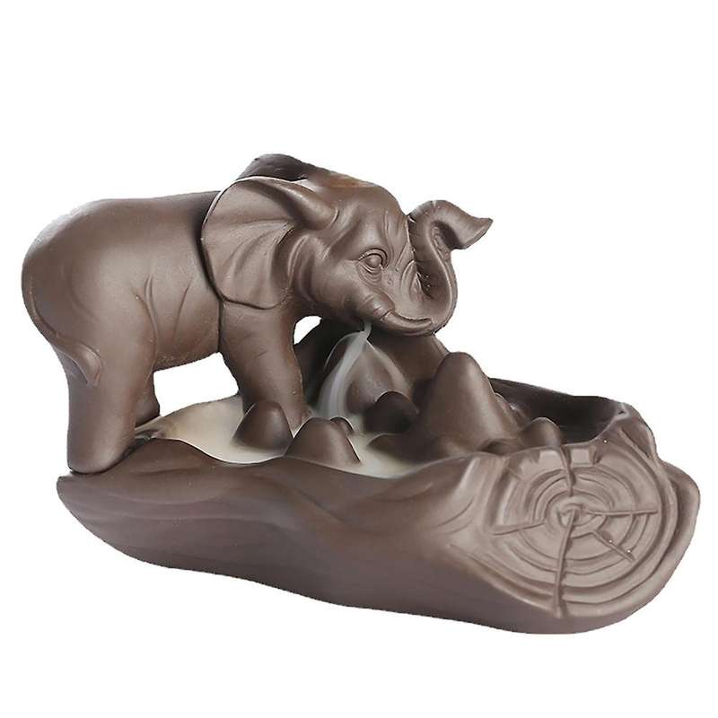 Incense Burner Elephant God Emblem Auspicious and Success Home Decor