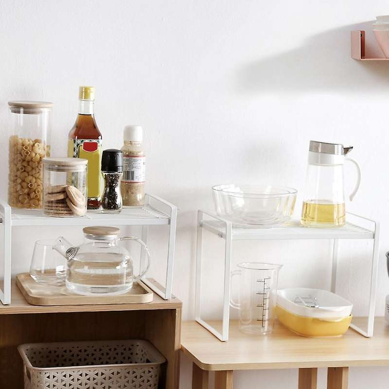 Stackable Kitchen Cabinet Rack Countertop Shelves for Pantry (s)
