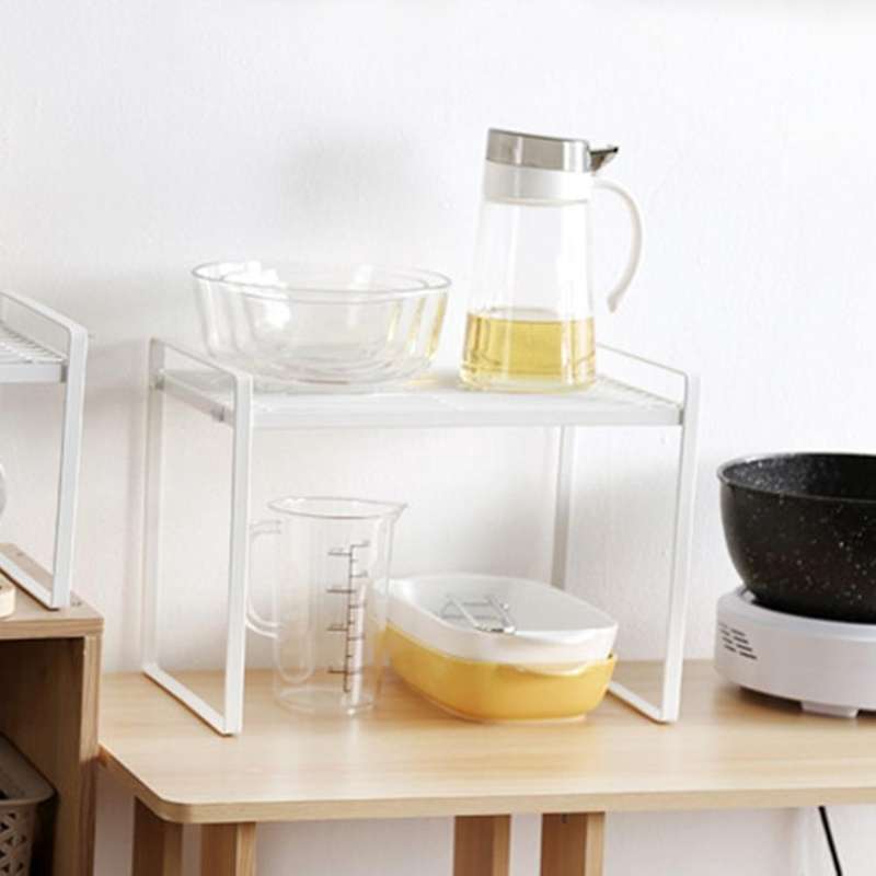 Stackable Kitchen Cabinet Rack Countertop Shelves for Pantry (s)