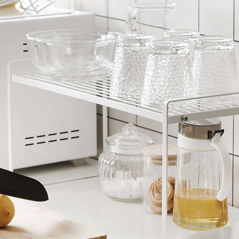 Stackable Kitchen Cabinet Rack Countertop Shelves for Pantry (s)