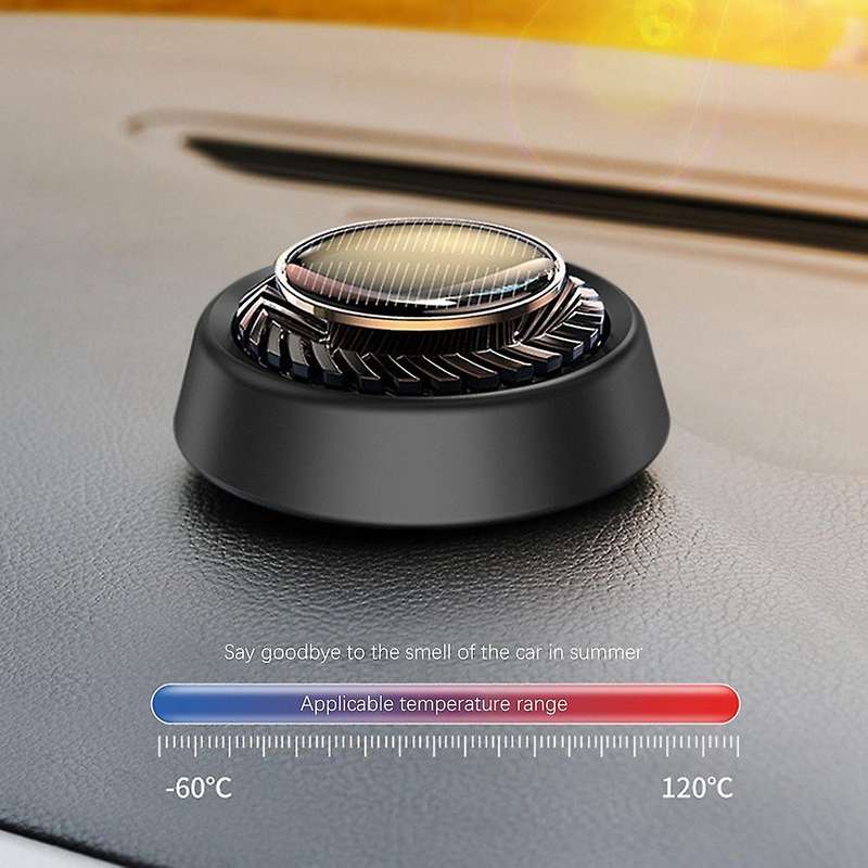Solar Car Aromatherapy Aluminum Alloy Car High-end Ornaments