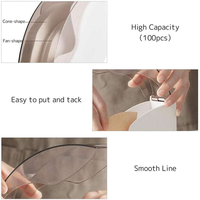Coffee Filter Holder,coffee Paper Storage Dispenser Rack Shelf