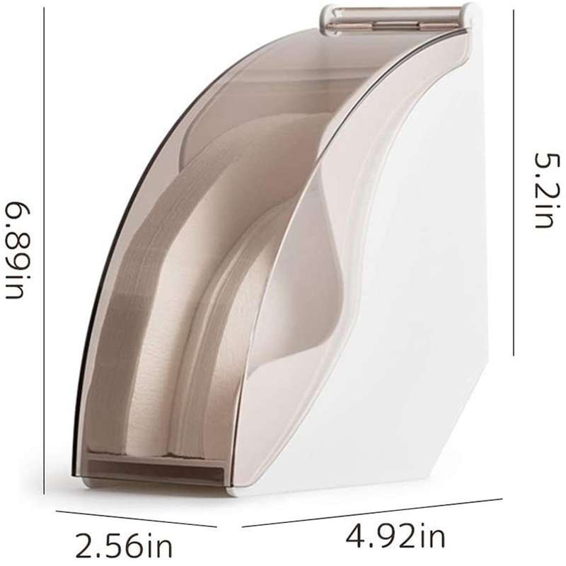 Coffee Filter Holder,coffee Paper Storage Dispenser Rack Shelf