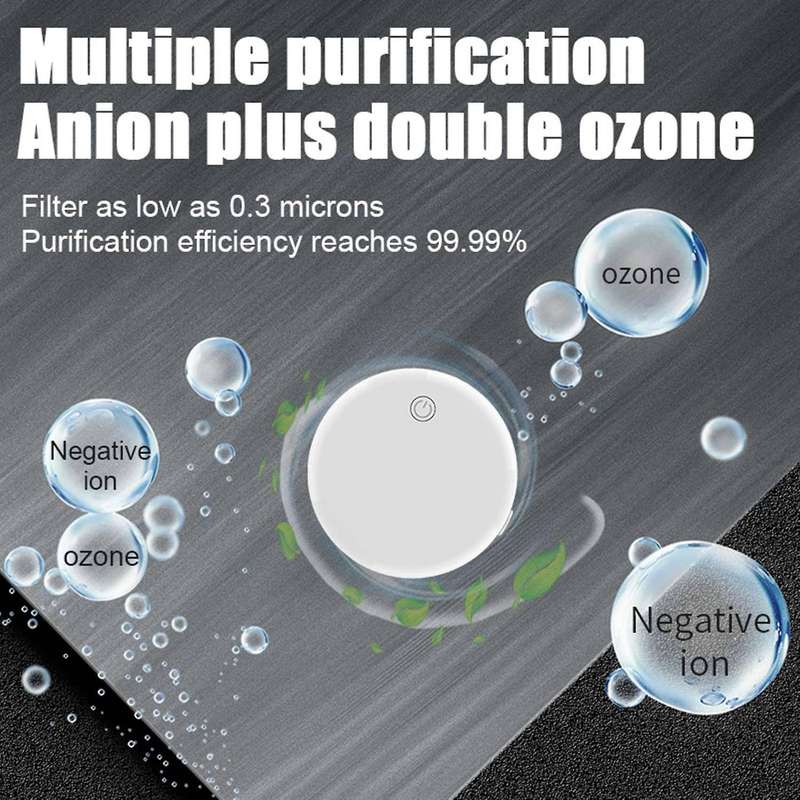 Usb Air Purifier Personal Mini Air Necklace Negative Ion