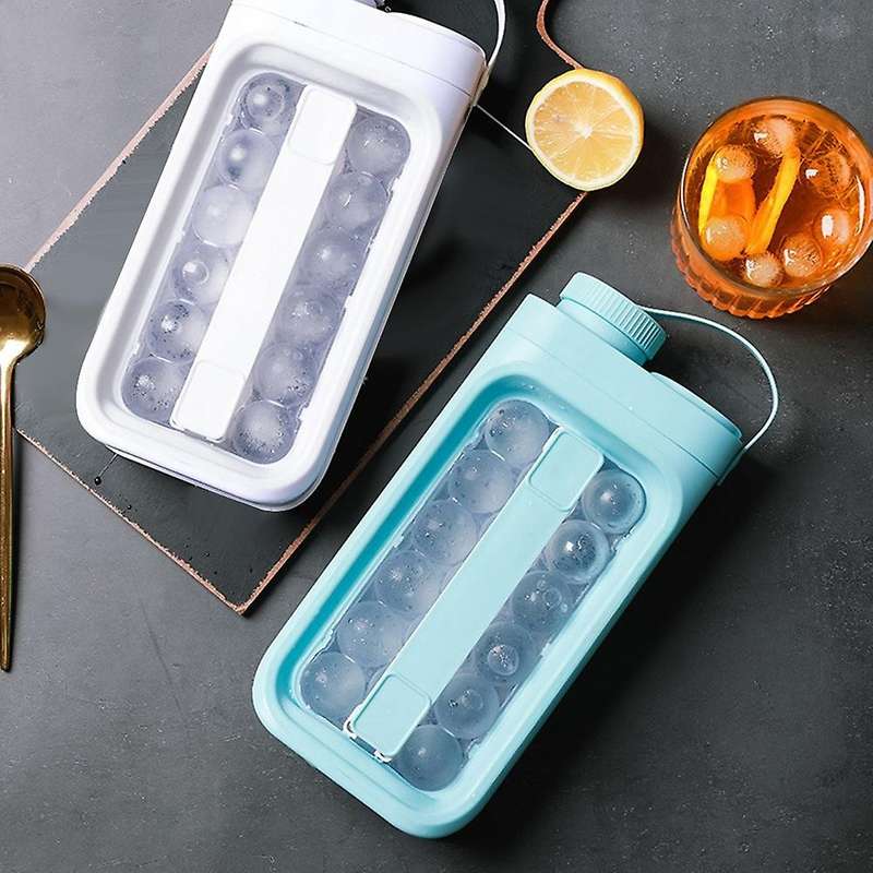 Ice Ball Maker Kettle Kitchen Bar Accessories Blue