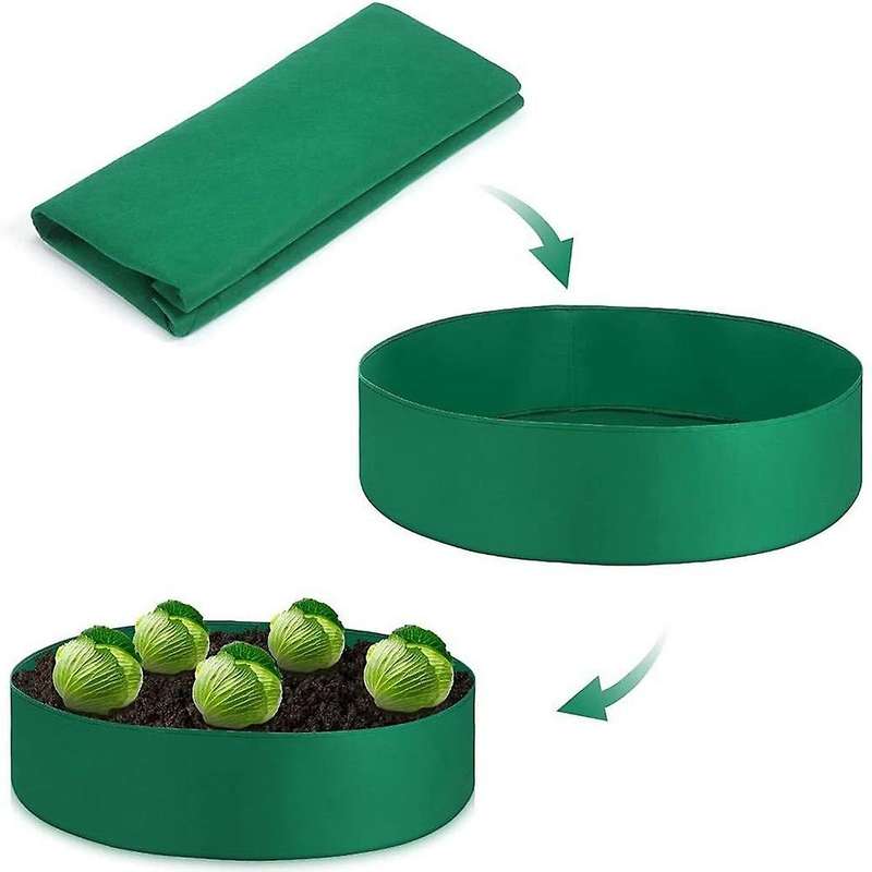 2pcs 50 Gallon Plant Grow Bags Thick Aeration Non-woven Large,a