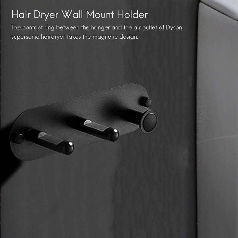 Wall Mount Hair Dryer Holder, Self Adhesive Magnet Stand Holder