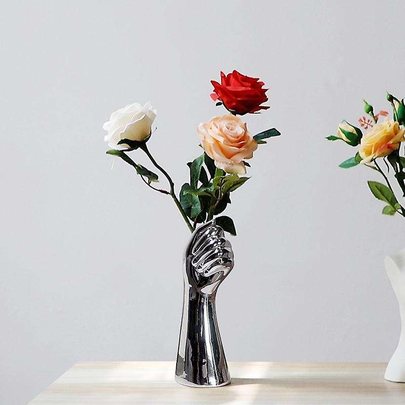 Nordic Ceramic Vase Modern Home Office Decoration Crafts Gold