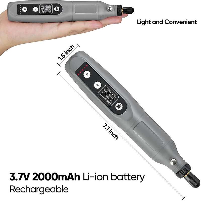 Cordless Rotary Tool Kit for Cutting,engraving,polishing & Diy Crafts