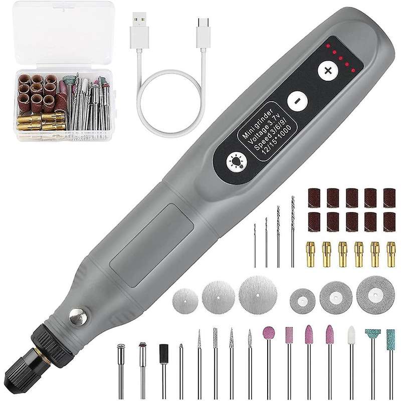 Cordless Rotary Tool Kit for Cutting,engraving,polishing & Diy Crafts