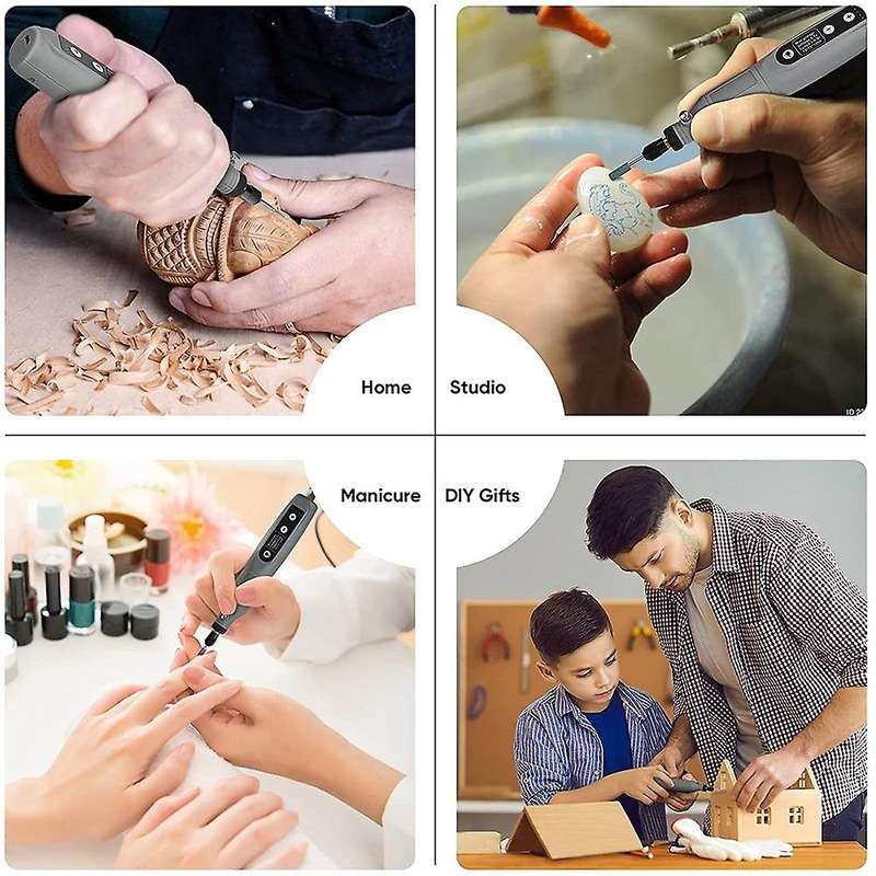 Cordless Rotary Tool Kit for Cutting,engraving,polishing & Diy Crafts