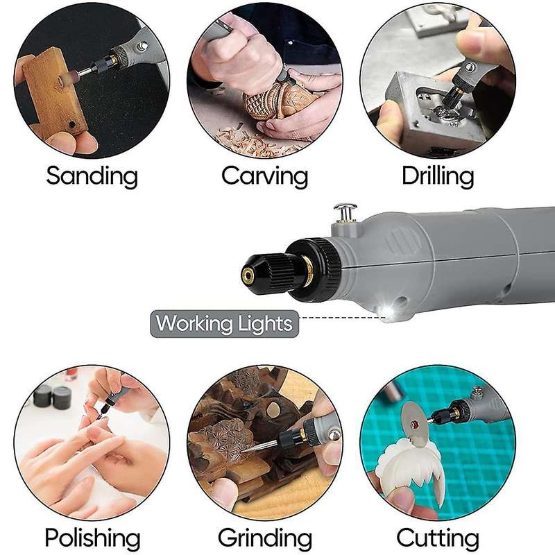 Cordless Rotary Tool Kit for Cutting,engraving,polishing & Diy Crafts