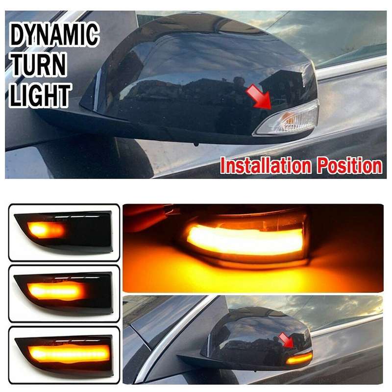 Led Indicator Mirror Turn Light Signal for Renault Megane 3 Mk3 Iii