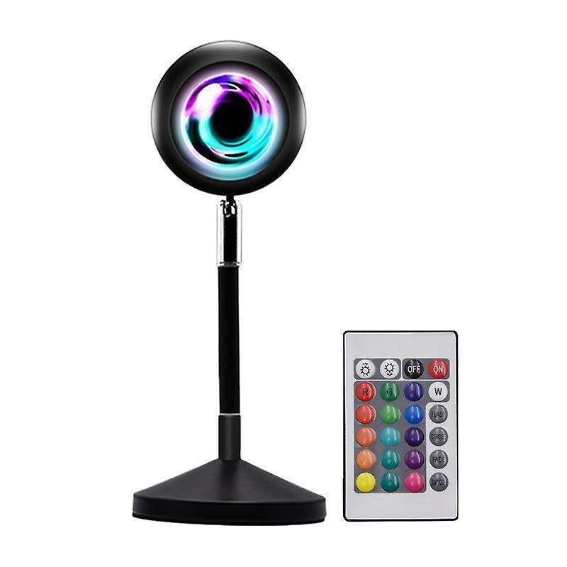Rgb Sunset Projection Atmosphere Lamp Led Night Lights,360 Degree