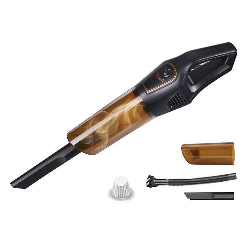Car Home Handheld Household Cleaner Usb Cordless Portable-black