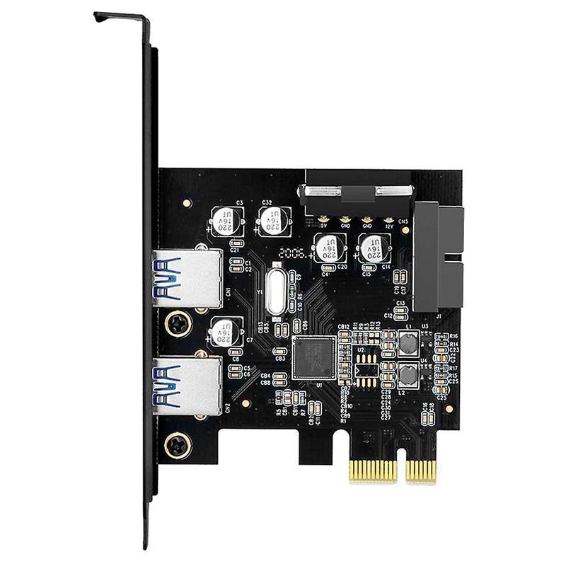 Pcie to Usb3 0 Adapter Card Pci Express 4pin Ports Power Supply