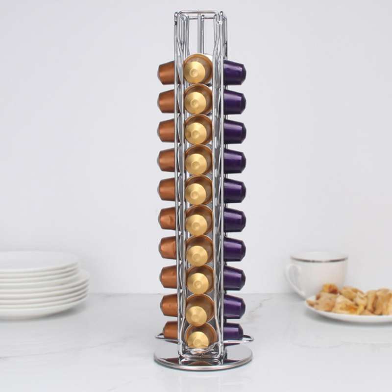 Coffee Capsule Storage Holder, for Nespresso, Holds 40 Coffee Pods