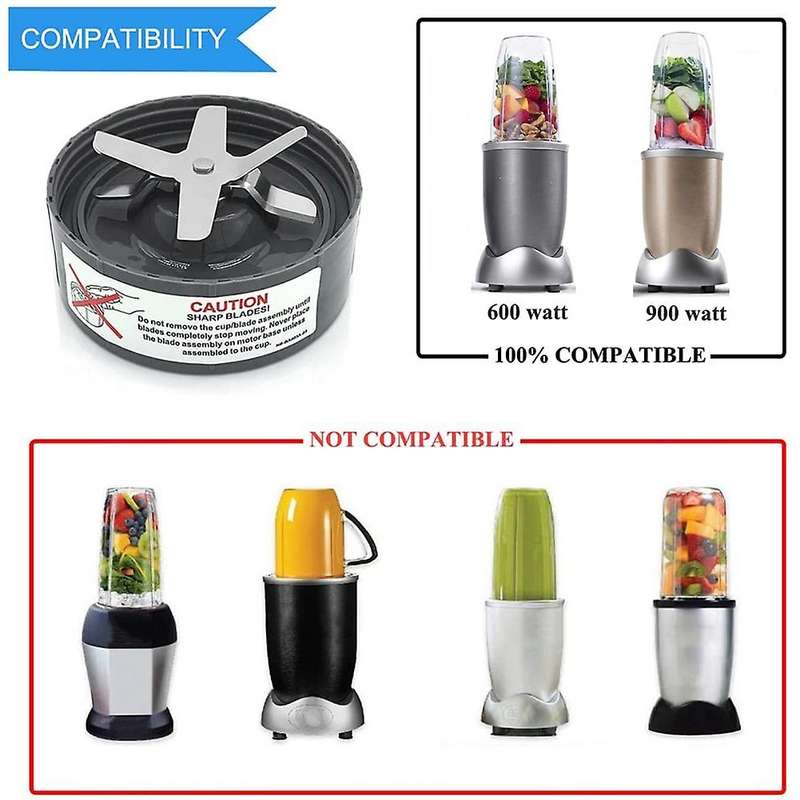 2 Pack Juicer Blades for Nutribullet 600w / Pro 900w Extractor
