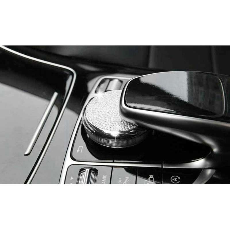 Car Center Control Button Cover Trim for Mercedes Benz C E Glc Class