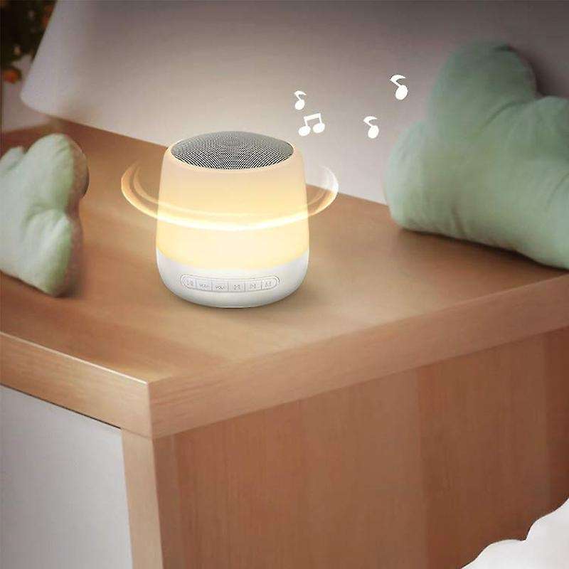 White Noise Machine with Night Light for Kids with Press Control