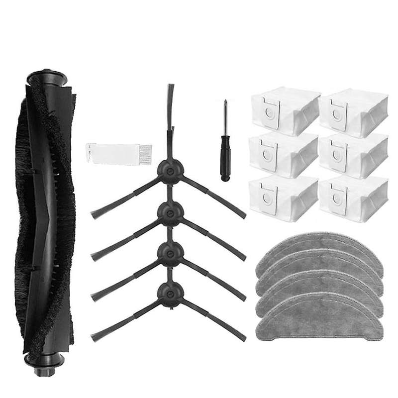 Mop Cloths Dust Bags Main Brush Side Brush Replacement Accessories