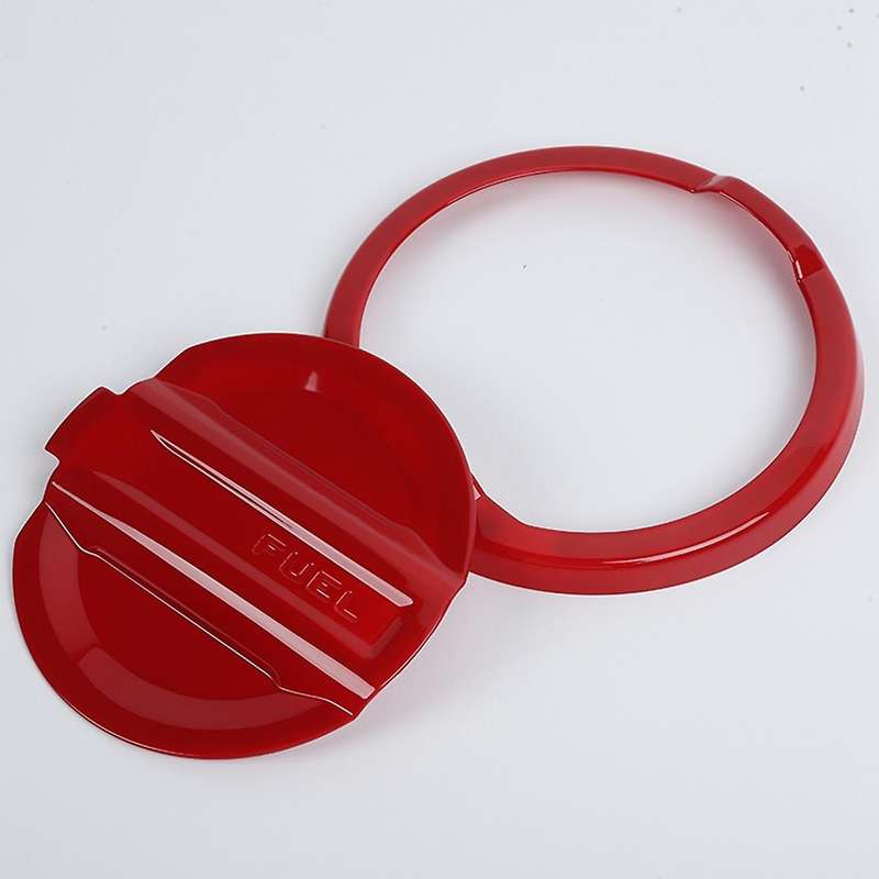 Car Tank Covers Gas Fuel Tank Cover Decoration, Abs Red