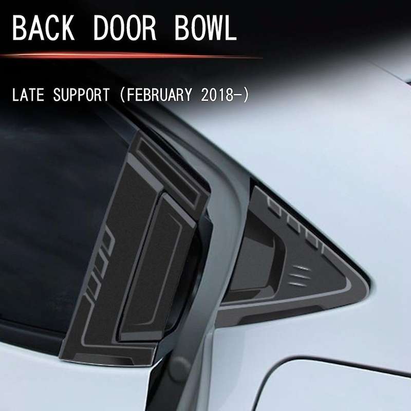 Car Matte Black Window Louver Cover for Honda Hrv Vezel 2021 2022