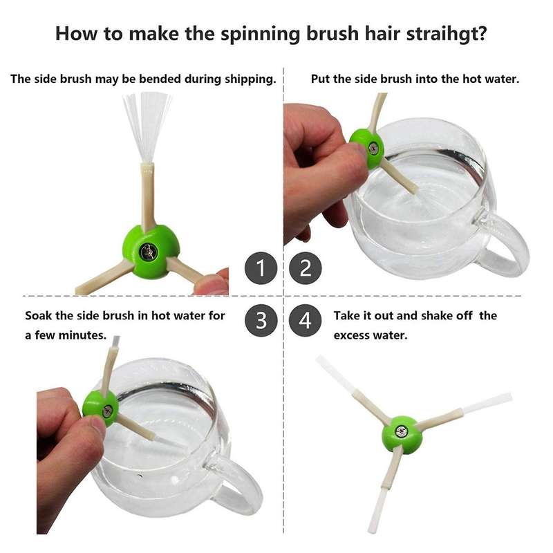 24 Pack Filter Brush for Irobot Roomba I7 E5 E6 Vacuum Cleaner Set