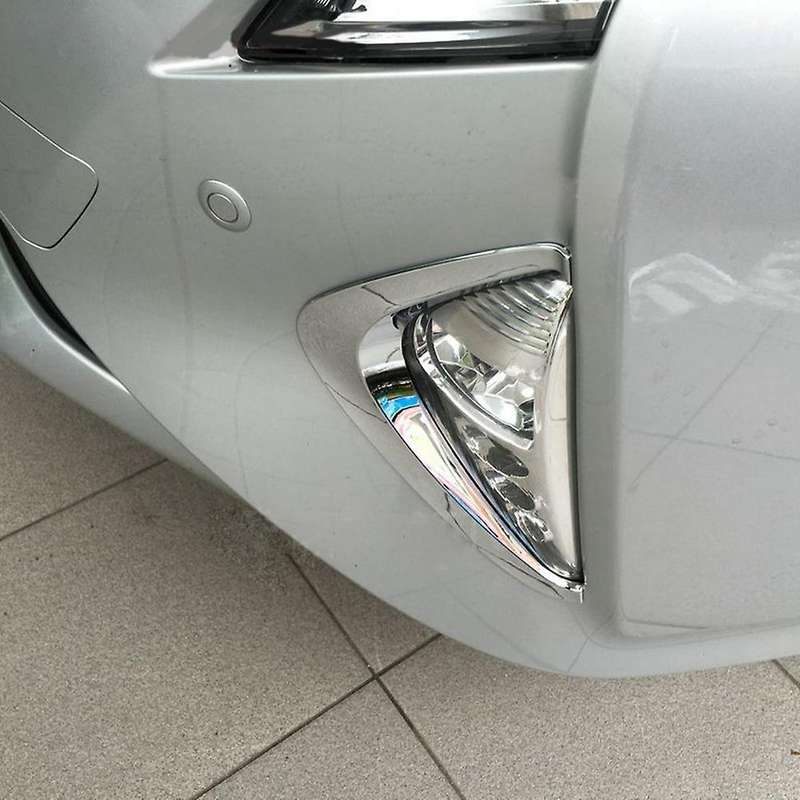 Car Front Fog Light Eyebrows Trim Accessories for Toyota Prius 2016