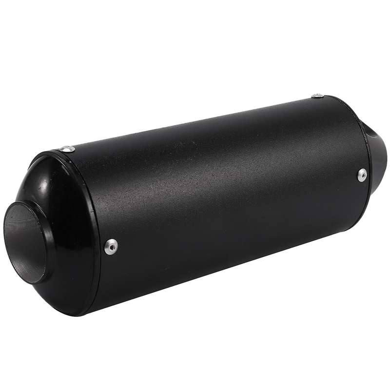 38mm Motorcycle Exhaust Muffler Pipe for Honda Yamaha Kawasaki(black)