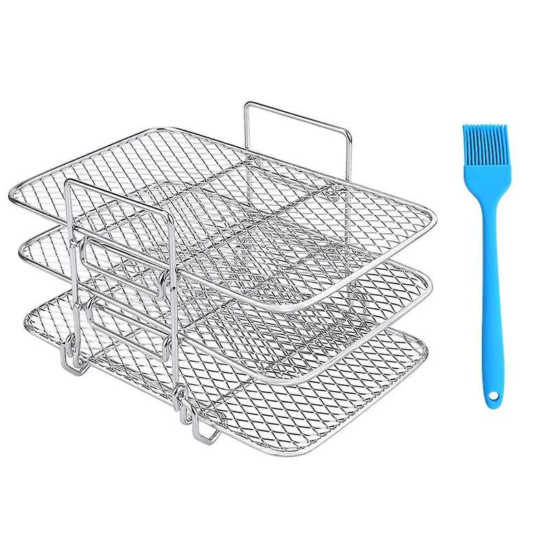 Air Fryer Rack Stackable Dehydrator Rack for Ninja Dual Dz201 / Dz401