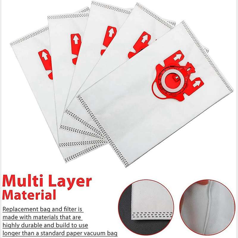 Hepa Filter Motor Protection Dust Bags for Miele 3d Fjm Airclean